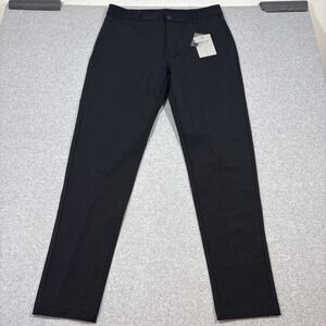 NWT BYLT Everyday Pant 2.0 Men 36 Tall Black Performance Stretch Work